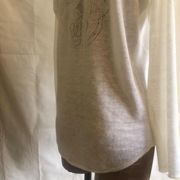 Scull Cashmere Tunic Button Down Sweater LARGE - Picture 11 of 16